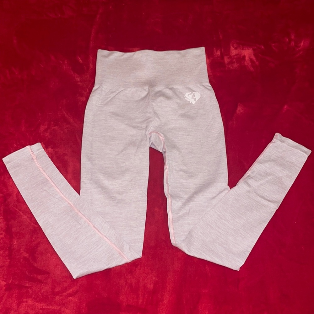 HEATHERED PINK WOMEN’S BEST LEGGINGS SM